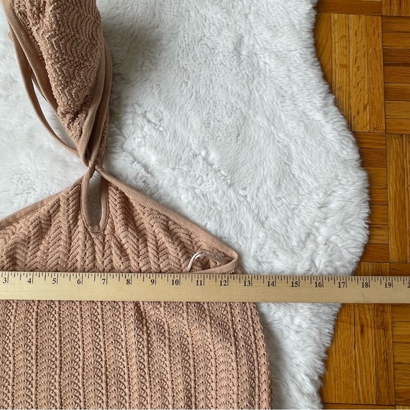 MISHA Haylee Dress Rose Nude Color Size 6 - Picture 8 of 8